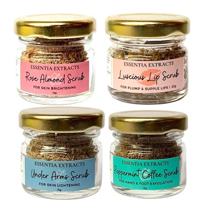 Set of 4 Face & Body Scrub