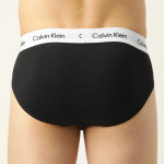 U.S. Polo Assn. Set of 3 Men's Black Solid Briefs